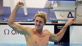 Brendan Hall wins gold at 2012 Paralympics